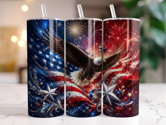 Download Patriotic Eagle American Flag Tumbler - American flag tumbler Collection