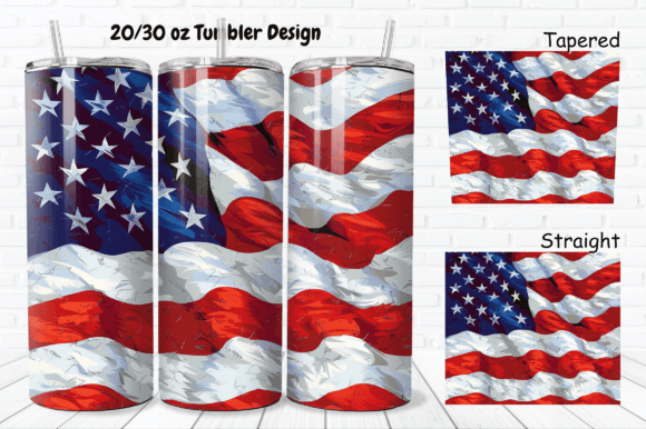 Download 3D Patriotic American Flag Tumbler Wrap - American flag tumbler Collection
