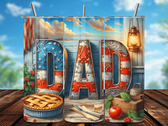 Download Patriotic Hero Dad Tumbler Wrap Design - Dad tumbler Collection