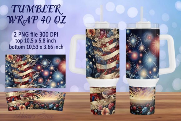 Download American Flag Tumbler Wrap 40oz Design - American flag tumbler Collection